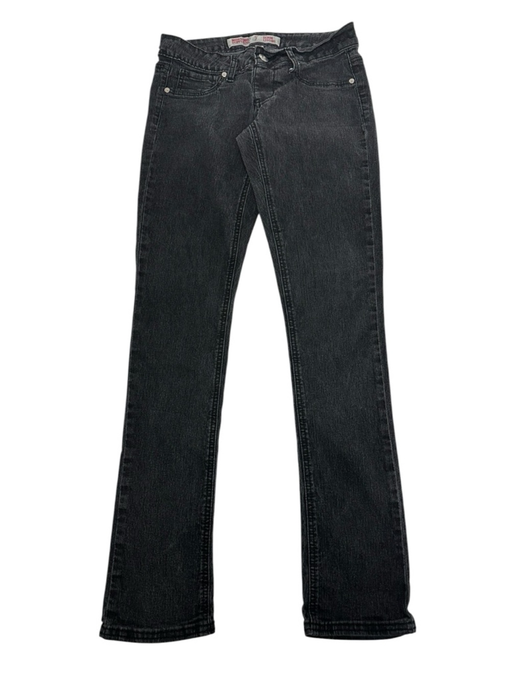 MOSSIMO / Black Denim Style Jeggings / Size 7 / Emo Hipster Skinny Punk Grunge